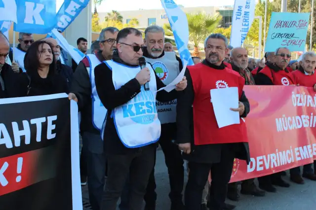 KESK Adana Şubeler Platformundan grev çağrısı: İnsanca yaşam, güvenceli gelecek için iş bırakıyoruz!