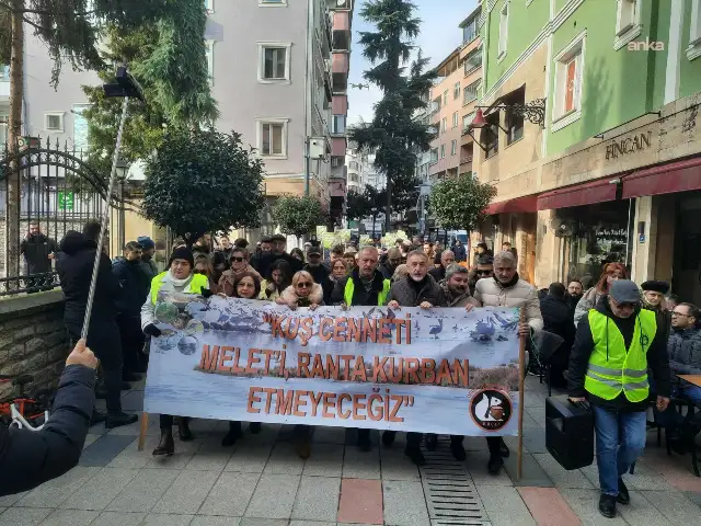 ORÇEV, Ordu Büyükşehir Belediyesi'nin Melet Havzası’nı imara açmasına karşı 8'inci kez protesto yürüyüşü düzenledi