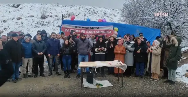 Şık Makas işçileri eylemlerinin 100. gününde basın açıklaması yaptı