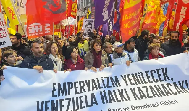 İstanbul Emek, Barış ve Demokrasi Güçleri'nden Venezuela açıklaması: Emperyalizm yenilecek, Venezuela halkı kazanacak