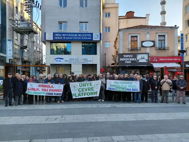 Ünye Çevre Platformu: Yalı kumsalı kıyıdır, kıyılar betonlaştırılamaz