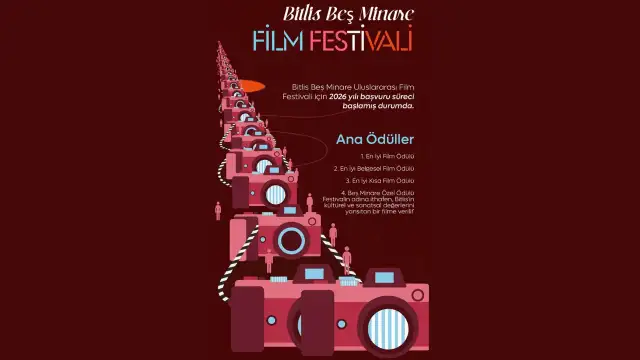 Bitlis Beş Minare Film Festivali mayıs ayında izleyicilerle buluşacak