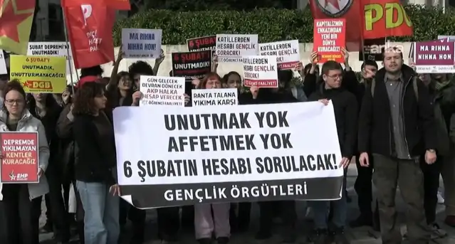 Gençlik örgütleri Beyazıt Meydanı'nda açıklama yaptı: Ne sorumlular hesap verdi ne de önleyici politikalar uygulandı