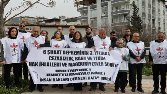İHD: Depremde yıkımın sorumlularına yönelik cezasızlık sonlandırılsın