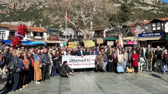 Limanağzı için meydandaydılar: Ranta teslim etmeyeceğiz