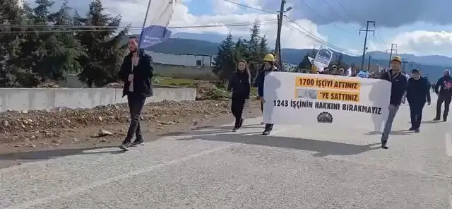 Polyak maden işçilerinden 16 kilometrelik direniş yürüyüşü