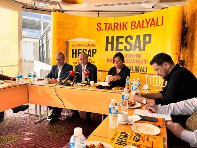 S. Tarık Balyalı'nın İBB yolsuzluklarını konu alan "HESAP 'AKP Dönemi İBB Yolsuzlukları' SORULMALI" kitabı yayımlandı
