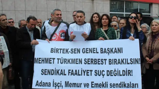 Emek örgütleri: Mehmet Türkmen'in tutuklanması işçi sınıfına gözdağıdır