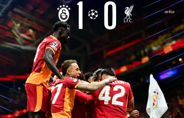 Galatasaray, Liverpool'u 1-0 mağlup etti