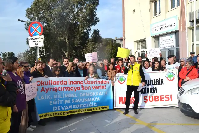 Manisa Emek, Demokrasi ve Barış Platformu: Laik, bilimsel ve demokratik eğitim mücadelemiz devam ediyor!