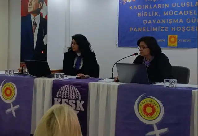 Eğitim Sen Ordu Şubesi'nden 8 Mart paneli
