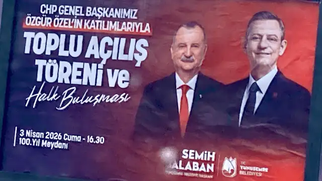 CHP Genel Başkanı Özel, Manisa Yunusemre Belediyesinin hizmetlerini açmaya geliyor
