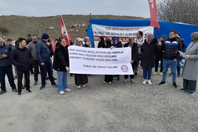 BİRTEK-SEN ile birlikte direnişi 162 gündür sürdüren Şık Makas işçileri: Mehmet Türkmen derhal serbest bırakılsın