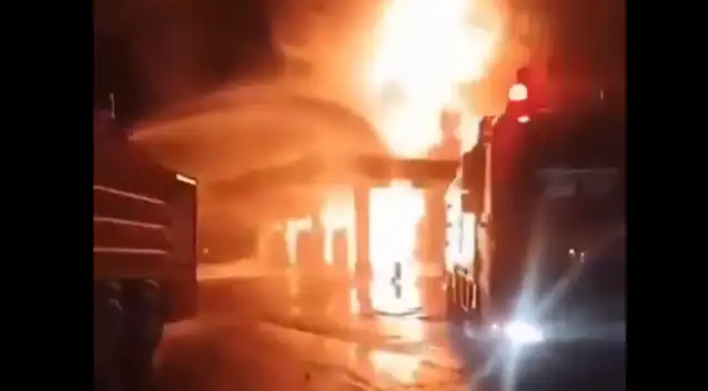 Süleymaniye'de eski BM binasına İHA saldırısı