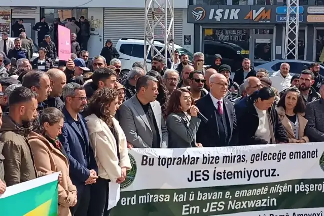 Vartolular JES projelerine karşı eylem yaptı: Topraklarımızı kâr hırsına kurban etmeyeceğiz