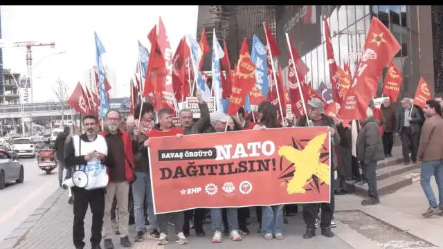 TİP, EMEP, EHP ve KESK’ten “NATO dağıtılsın” eylemi