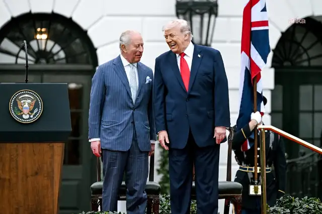 İngiltere Kralı Charles'tan ABD Başkanı Trump'a: Biz olmasaydık Fransızca konuşuyor olurdunuz