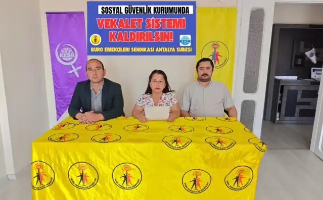 BES Antalya Şube Başkanı Devrim Mol: SGK’da liyakat değil, vekalet sistemi işliyor