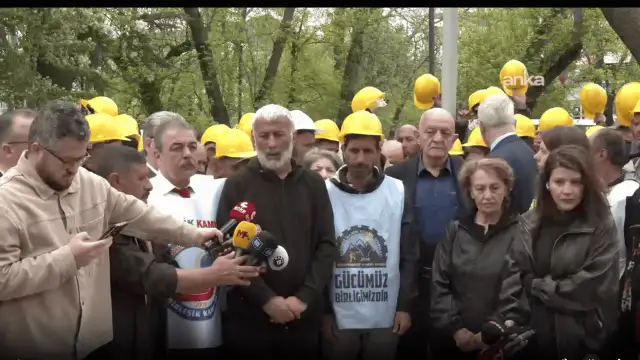 Doruk Madencilik işçileri Kurtuluş Parkı’nda: Aksu, Kıdemlerimizi bugünkü faiz oranlarıyla versinler, çekip gideriz