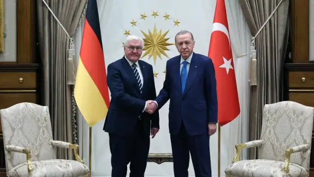 Cumhurbaşkanı Erdoğan Almanya Cumhurbaşkanı Steinmeier ile görüştü