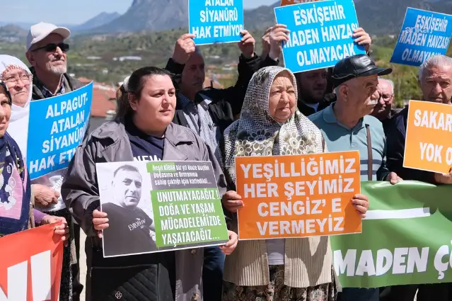 Eskişehir’de altın madeni için bilirkişi keşfi yapıldı: Bir canımız var, onu da zehirleyerek alacaklar