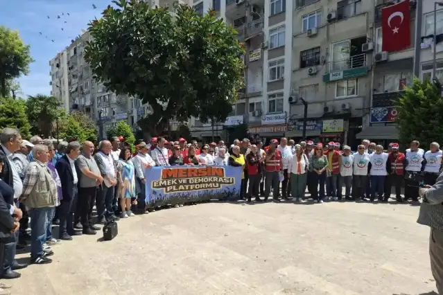Mersin Emek ve Demokrasi Platformu 1 Mayıs kutlamaları için Cumhuriyet Meydanı'na çağrı yaptı