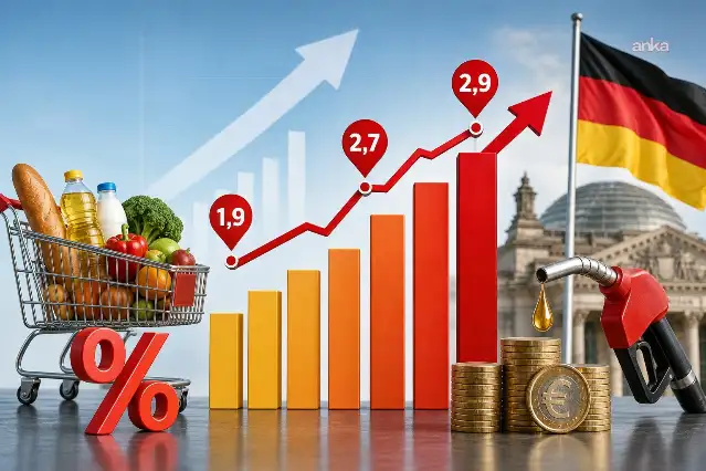 Almanya'da Nisan'da enflasyon yüzde 2,9'a yükseldi