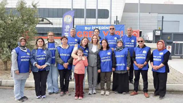Aylin Nazlıaka, Anneler Günü dolayısıyla grevdeki Temel Conta işçileriyle buluştu