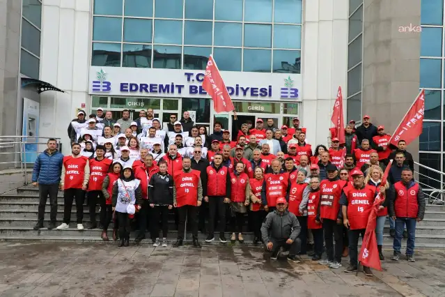 Edremit'te 1 Mayıs'ta birlik ve dayanışma mesajı
