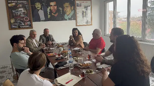 EMEP, Mehmet Türkmen duruşması öncesi uluslararası sendika temsilcileri ile buluştu