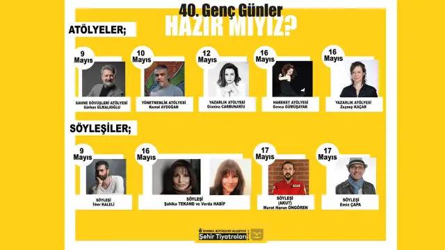 40. Genç Günler Şehir Tiyatroları'nda başlıyor