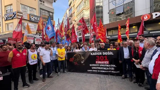 İzmir'de demokrasi bileşenlerinden Soma açıklaması