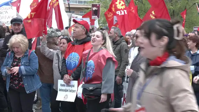 TKP Ankara'da 1 Mayıs manifestosunu okudu