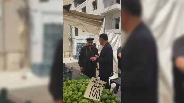 Veli Ağbaba'nın pazar ziyaretinde ekonomi tepkisi: Alan da memnun değil, satan da memnun değil