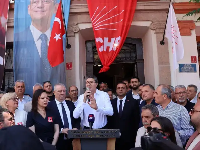 CHP Edremit İlçe Başkanlığı'ndan Ensar Aytekin kararına tepki