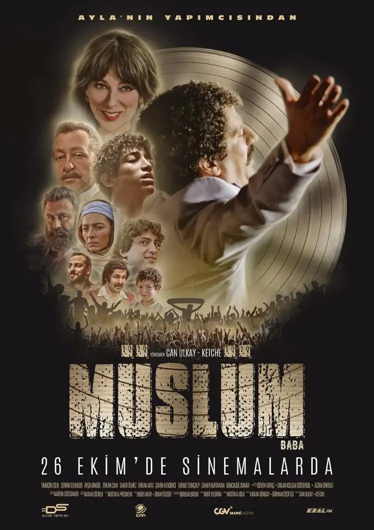 5- Müslüm
Müslüm Gürses'in gerçek yaşam hikayesini sinemaya uyarlayan "Müslüm" filmi, bir ayda 5 milyon 56 bin izleyiciye ulaştı.Film, tüm zamanların en çok izlenen filmler sıralamasında da 8'inci sıraya yükseldi. Film sanatçının şöhrete kavuştuğu Adana'da 158 bin 664 kişi tarafından izlendi. Sanatçının memleketiŞanlıurfa illere göre izlenme sayısında 28. oldu. Film, Şanlıurfa'da42 bin 647 kişilik gişe yaptı.